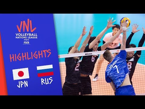 JAPAN vs. RUSSIA -  Highlights Men | Week 1 | Volleyball Nations League 2019