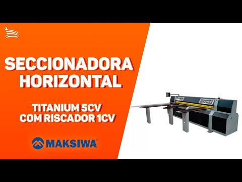 Seccionadora Horizontal Titanium SST2945-R 5CV  com Riscador 1CV - Video