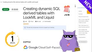 Download the video "Creating dynamic SQL derived tables with LookML and Liquid| #2025 | #GSP932 |#qwiklabs |Solution"