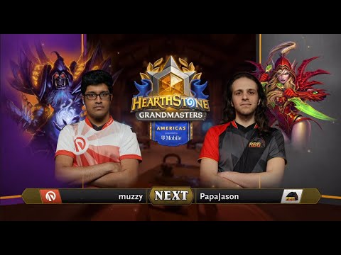 muzzy vs PapaJason - Division B - Hearthstone Grandmasters Americas 2020 Season 1 - Week 7