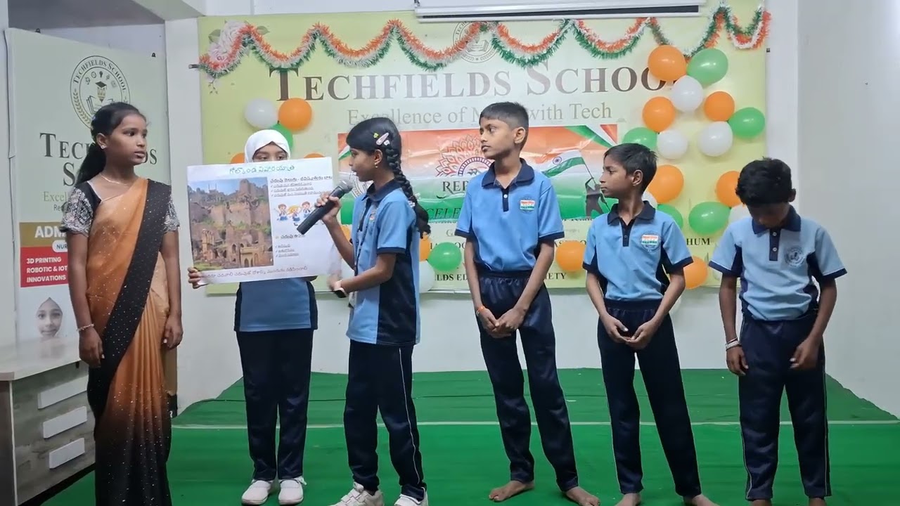 Grade 3 Students Skit on Traffic Awareness | Republic Day | Techfields 🚦