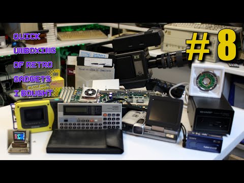 EBAY VINTAGE GADGETS I BOUGHT Casio PB410 RICHO RDC-I700 SHARP XC-35 Video camera from 1981 VIDEO #8