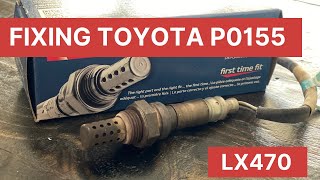 How to fix DTC P0155 for a Toyota Land Cruiser or Lexus #LX470 #o2sensor #100serieslandcruiser