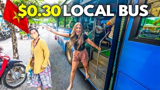 FIRST TIME Riding Vietnam’s Cheapest Bus in Saigon 🇻🇳