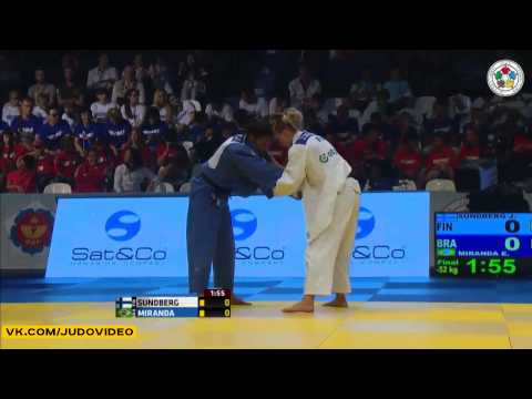 2013 Grand Slam Moscow (-52kg Final) SUNDBERG Jaana (FIN) - MIRANDA Erika (BRA)