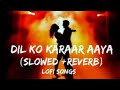 DIL KO KARAAR ANYA SLOWED REVERB LOFI SONG