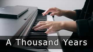 Christina Perri - A Thousand Years (Piano Cover by