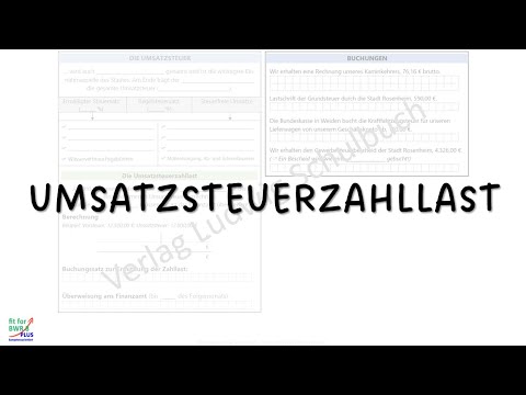 Die Umsatzsteuerzahllast - BwR (8. Klasse)