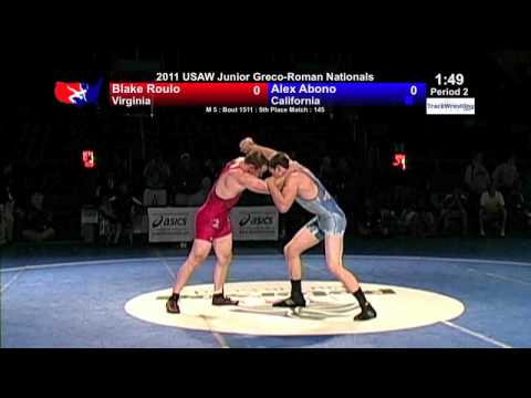 Junior Greco 5th 145 - Alex Abono (CA) vs. Blake Roulo (VA)