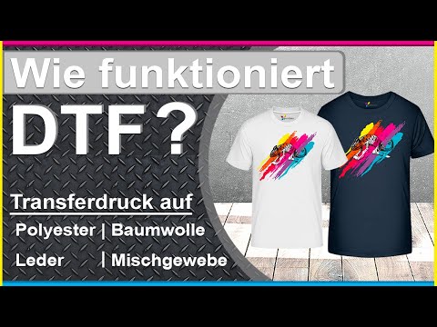Wie funktioniert DTF Druck Step by Step Anleitung Direct-to-Film Tutorial für den Epson L1800