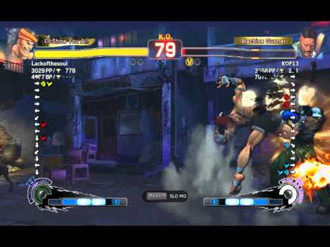 SSFIV AE Lackofthesoul (Adon) VS KOF13 (Dudley)