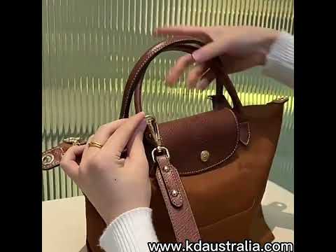 Longchamp Bag ( Leather Strap + Leather D Ring ) Use for bag size : Small, Medium,Large