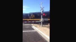 preview picture of video 'Heber Valley Railroad grade crossing'