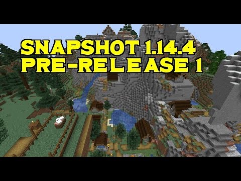 Rays Works - Minecraft Snapshot 1.14.4 Pre-release 1 Review | Stew Change, Villager Fixes and much more!