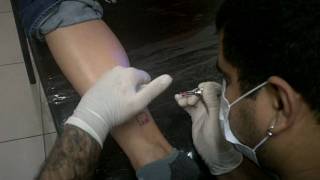 getting our ironman tattoos getting our ironman tattoos