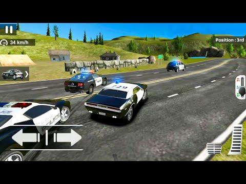 Offroad Cop Car Driver 2020 #3 - 4 Police Cars In A Race - Android Gameplay