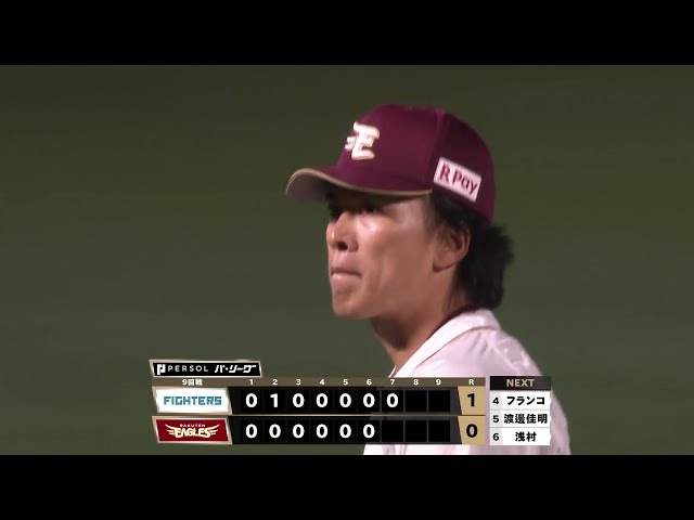 【7回表】3者連続三振!! イーグルス・早川隆久 本日9つ目の三振を奪う好投!! 2025年5月23日 東北楽天ゴールデンイーグルス 対 北海道日本ハムファイターズ