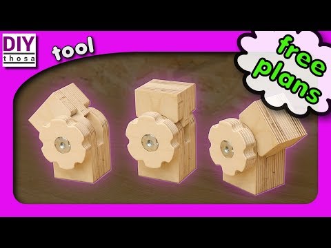 How to make a Wooden Hinge - FREE PDF PLAN DOWNLOAD