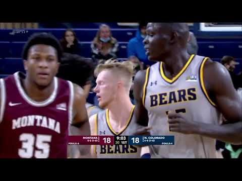 Montana vs  Northern Colorado | NCAA Men's Basketball || 12/4/2021