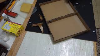 How to finish your cardboard project with gummed craft paper step by step