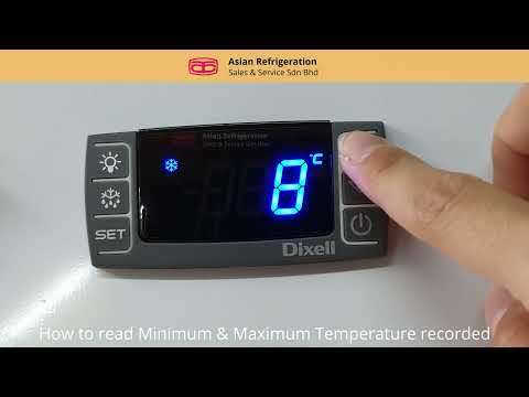 How to use Dixell XR30-CX Controller. Read Min/Max Temperature