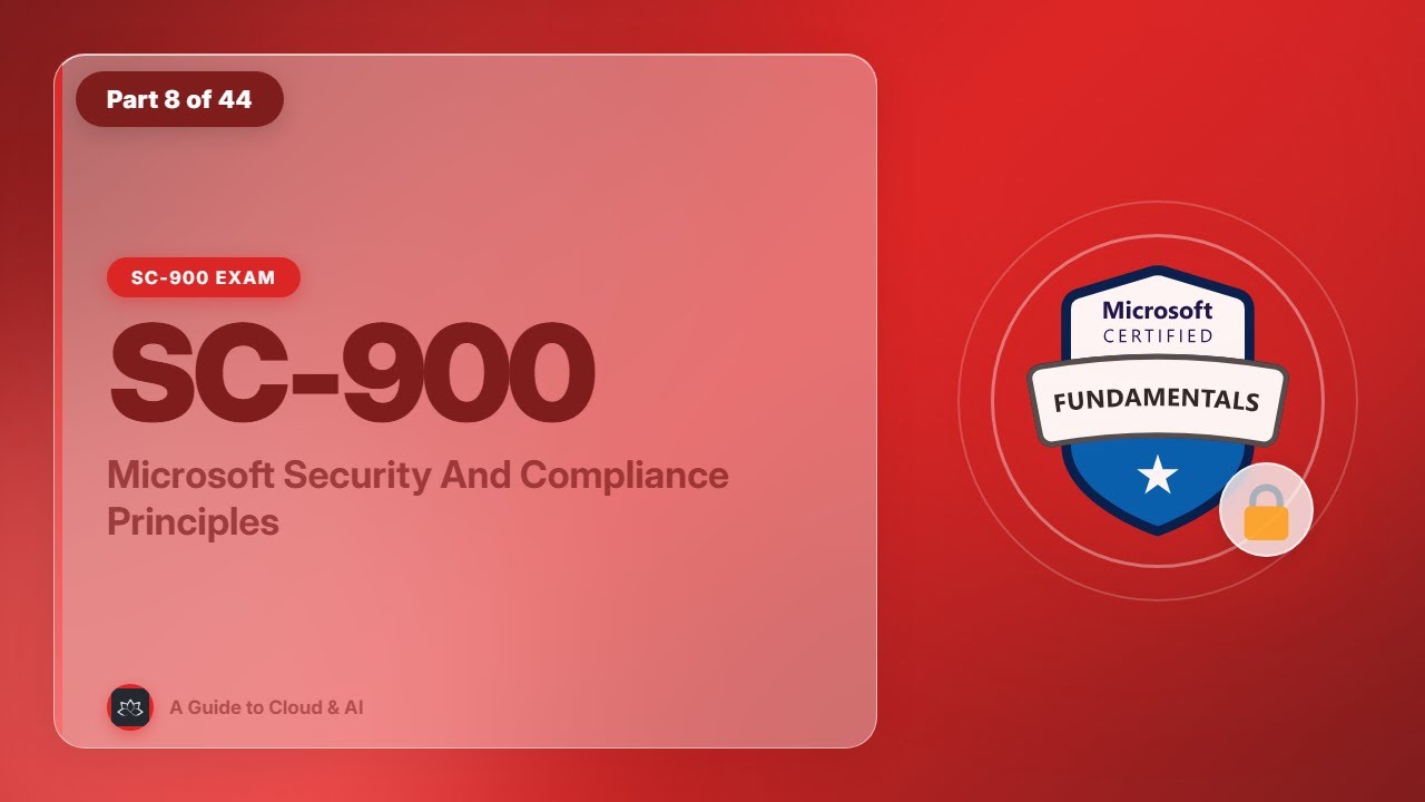 SC-900 EP 08: Microsoft Security And Compliance Principles