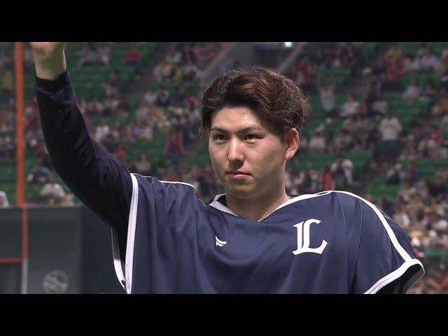 Entrevista de héroe con lanzador Los Lions Natsuki Takeuchi 4 de julio Fukuoka Softbank Hawks vs Saitama Seibu Lions