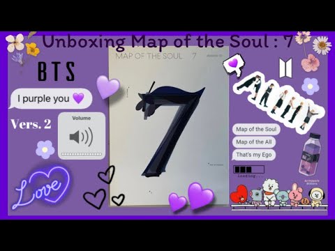 BTS [방탄소년단] - Map of the Soul 7  Unboxing | Version 2