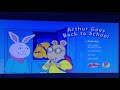 Arthur Goes Back To School DVD Menu Walkthrough