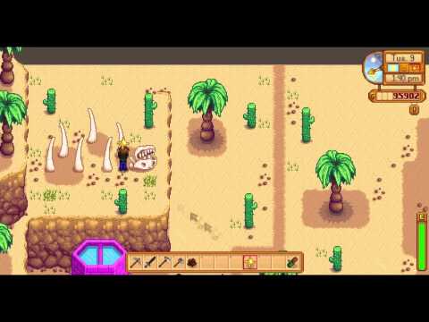 Stardew Valley Desert Dinosaur Bones