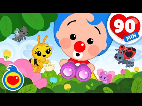 Los Insectos Son Chiquitos 🐞 Y Más Canciones Infantiles (90 Min) | Plim Plim