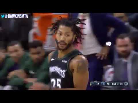 Derrick Rose CAREER HiGH 50 Pts! 2018 10 31 vs Jazz   ViNTAGE D ROSE! FreeDawkins