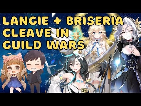 [Epic 7] Light Angelica + Flan + Briar Witch Iseria Cleave in Top 50 Guild Wars with my Wife