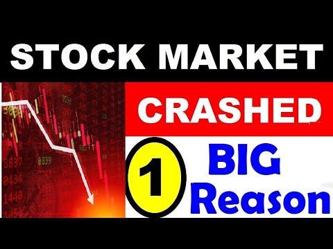 STOCK MARKET CRASHED सिर्फ 1 बड़ा कारण ⚫ Why SENSEX NIFTY DOWN TODAY⚫WHY STOCK MARKET FALL TODAY⚫SMKC