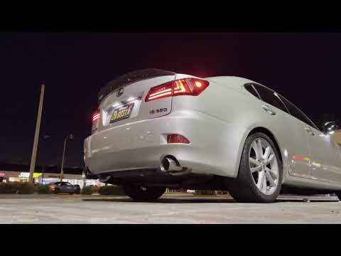 IS350 F-Sport exhaust with Invidia Midpipe  Cold Start and Rev