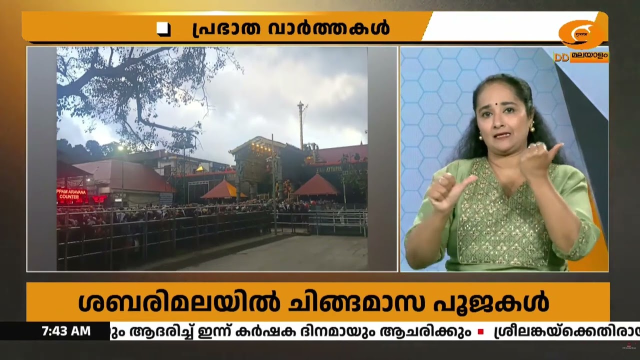ചിങ്ങം മാസ പൂജകൾക്കായി ശബരിമല നട തുറന്നു | 21ന് രാത്രി
