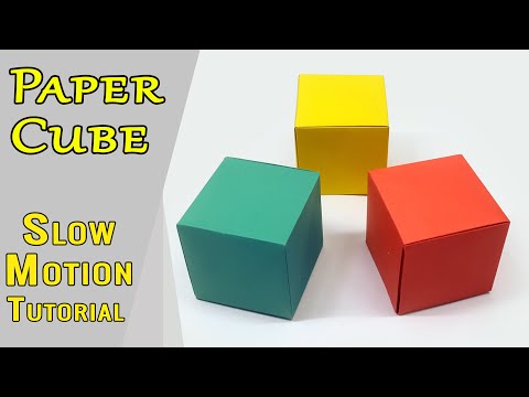 How to Make a Paper Cube Box | DIY Origami Cube Box Making Tutorial |Easy Paper Cube Box Making Idea