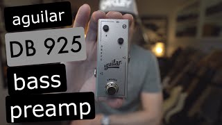 Video thumbnail for Aguilar DB 925 Bass Preamp Pedal | The Pedal Studio by Janek Gwizdala