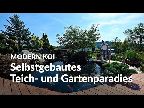 Christians sensationeller Garten mit Koiteich | Modern Koi Blog #6423