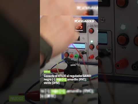 Teste de regulador de voltaje RVC en el equipo BT010 (vehículos GM)
