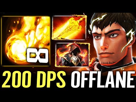 🔥 ICEICEICE Dragon Knight 200 DPS — Radiance + Cloak of Flames Shard 50.000 DMG Offlane Dota 2 Pro