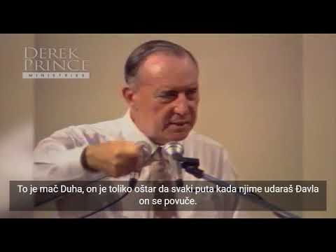 Derek Prince opisuje mač Duha, to jest Riječ Božju (Ef 6:17).