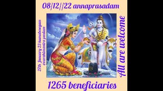 08 Dec 2022 – Annadhanam