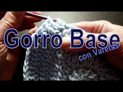 Cómo tejer un gorro al crochet en pocos minutos (few minutes crochet hat) -tejido para zurdos-