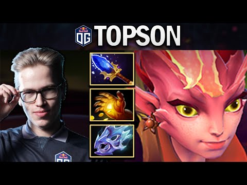 OG.TOPSON DARK WILLOW WITH AGHANIMS-SHARD - DOTA 2 7.27 GAMEPLAY