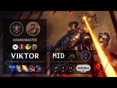 Viktor Mid vs Lucian - KR Grandmaster Patch 11.14
