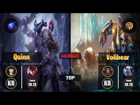 Roach QUINN (Top) [Phase Rush] VS VOLIBEAR - Grandmaster KR Patch 10.13