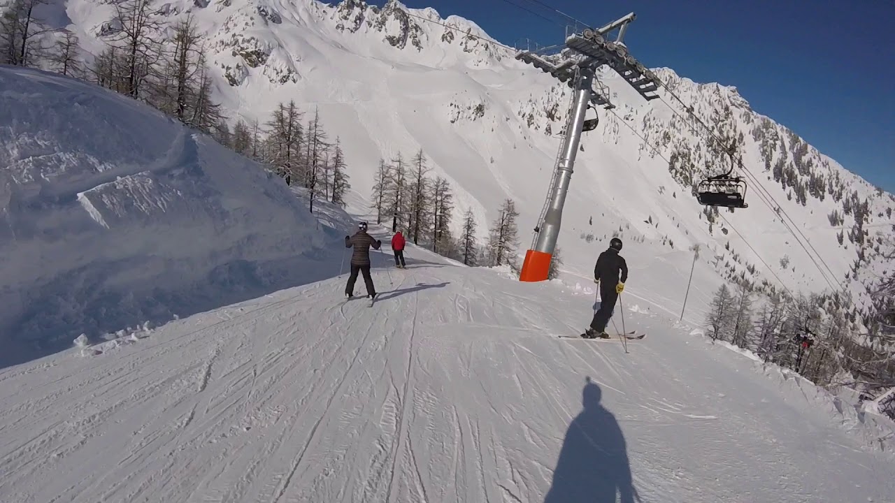 Vioz/Blanchots area — Brévent blue runs GoPro