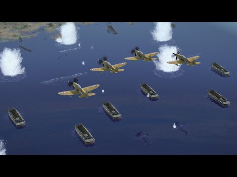 D-DAY BEACH LANDING INVASION! Custom Gates of Hell Battle