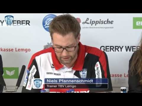 18.10.2014 TBV Lemgo gg. SC Magdeburg - Pressekonferenz